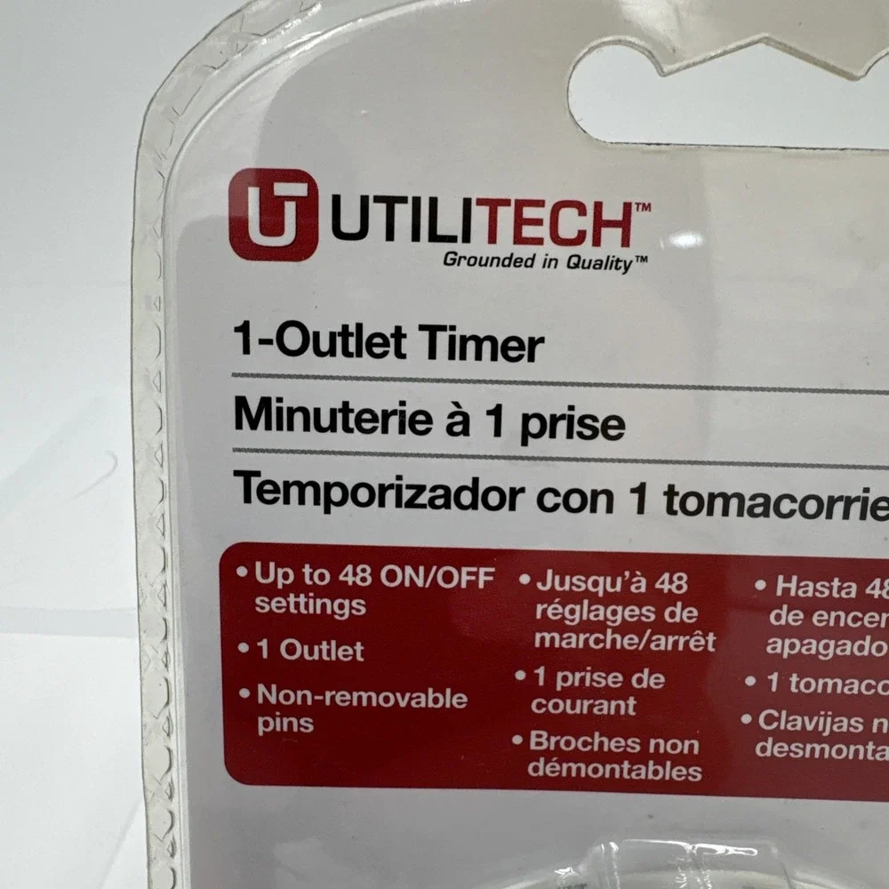 Utilitech 1-Outlet‎ 24 Hour Timer #0148297